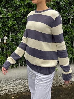 Brandy Melville Martha Cotton Thick Stripe Sweater GOOD AS NEW!!!
